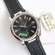 Swiss Quality Omega Aqua Terra Black Dial Black Leather Strap Copy Watch 41 (9)_th.jpg